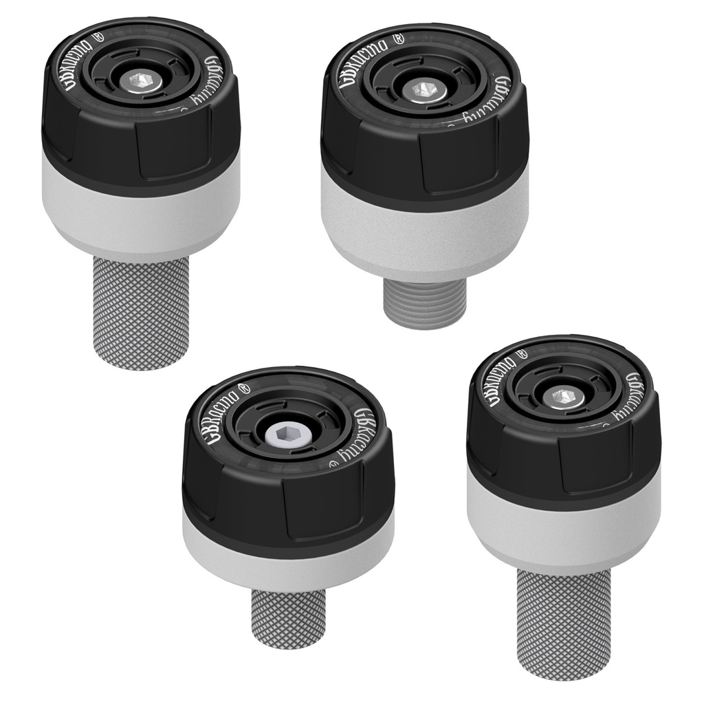 GBRacing Spindle Protector Set for Suzuki GSX-R750