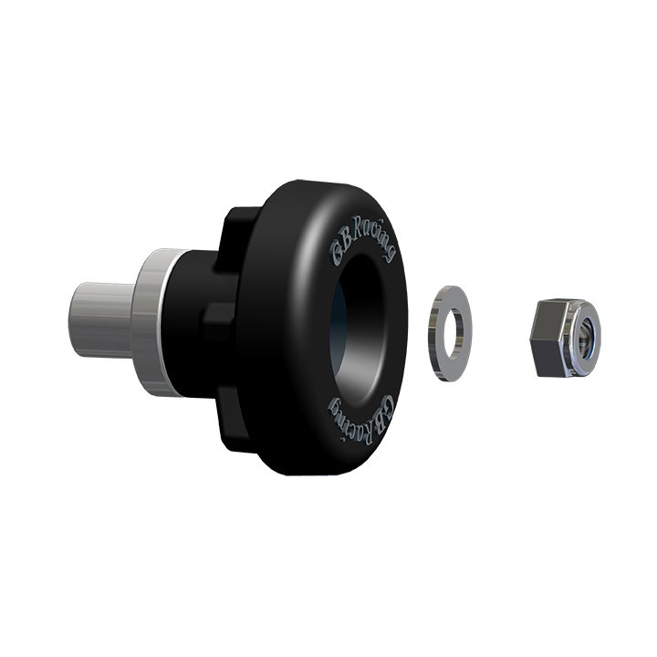 [BA-675-RHS-GBR-002] GBRacing Front Spindle Protector RHS for Triumph Street Triple 675