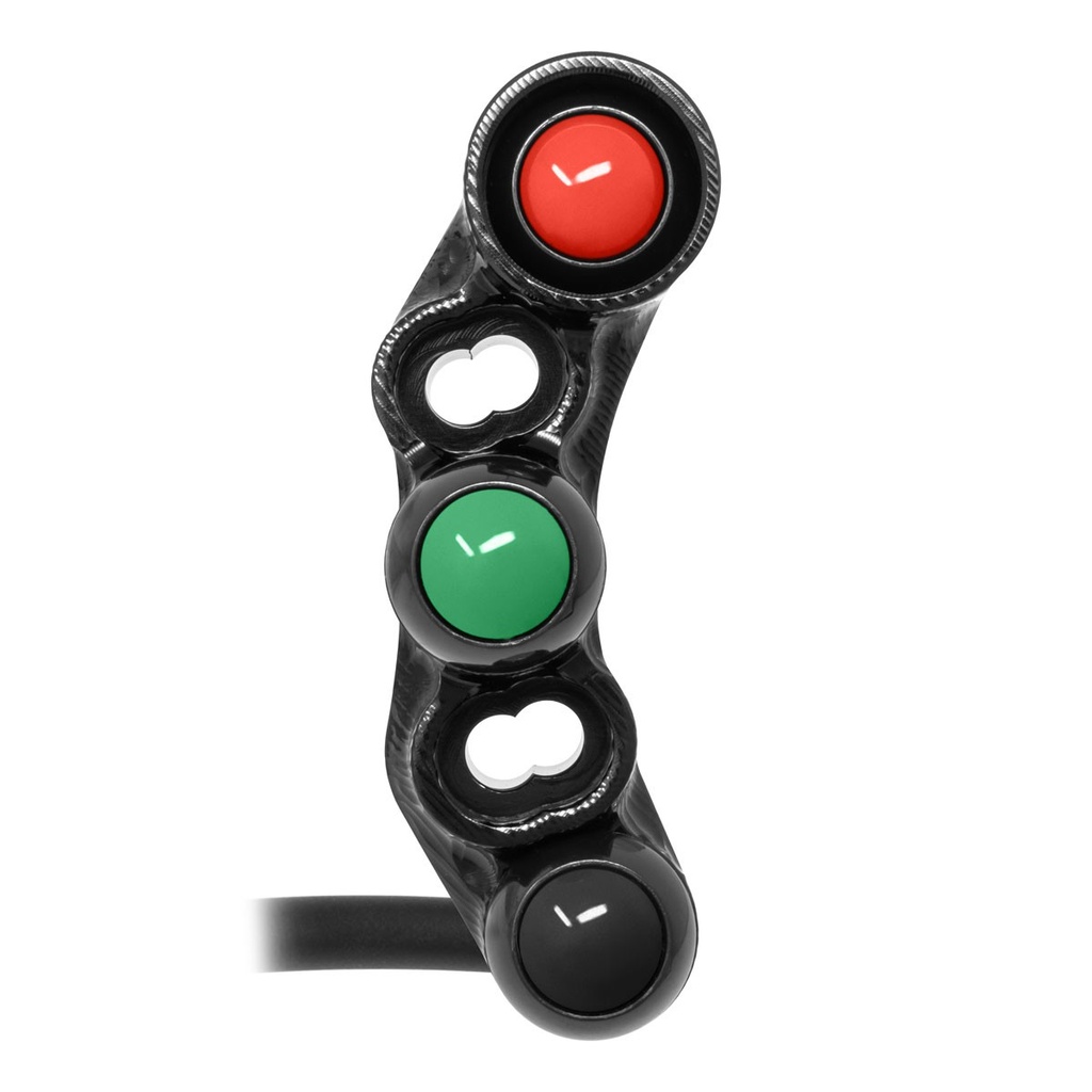 [JPPDTR062-003] Jetprime RHS Handlebar Switch for Triumph Street Triple 765 R, choice of colours (Black)