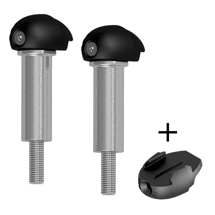 [FS-R7-2022-S-GPR] GBRacing Street Bullet Frame Sliders for Yamaha YZF-R7 GoPro™ Camera Mount bundle