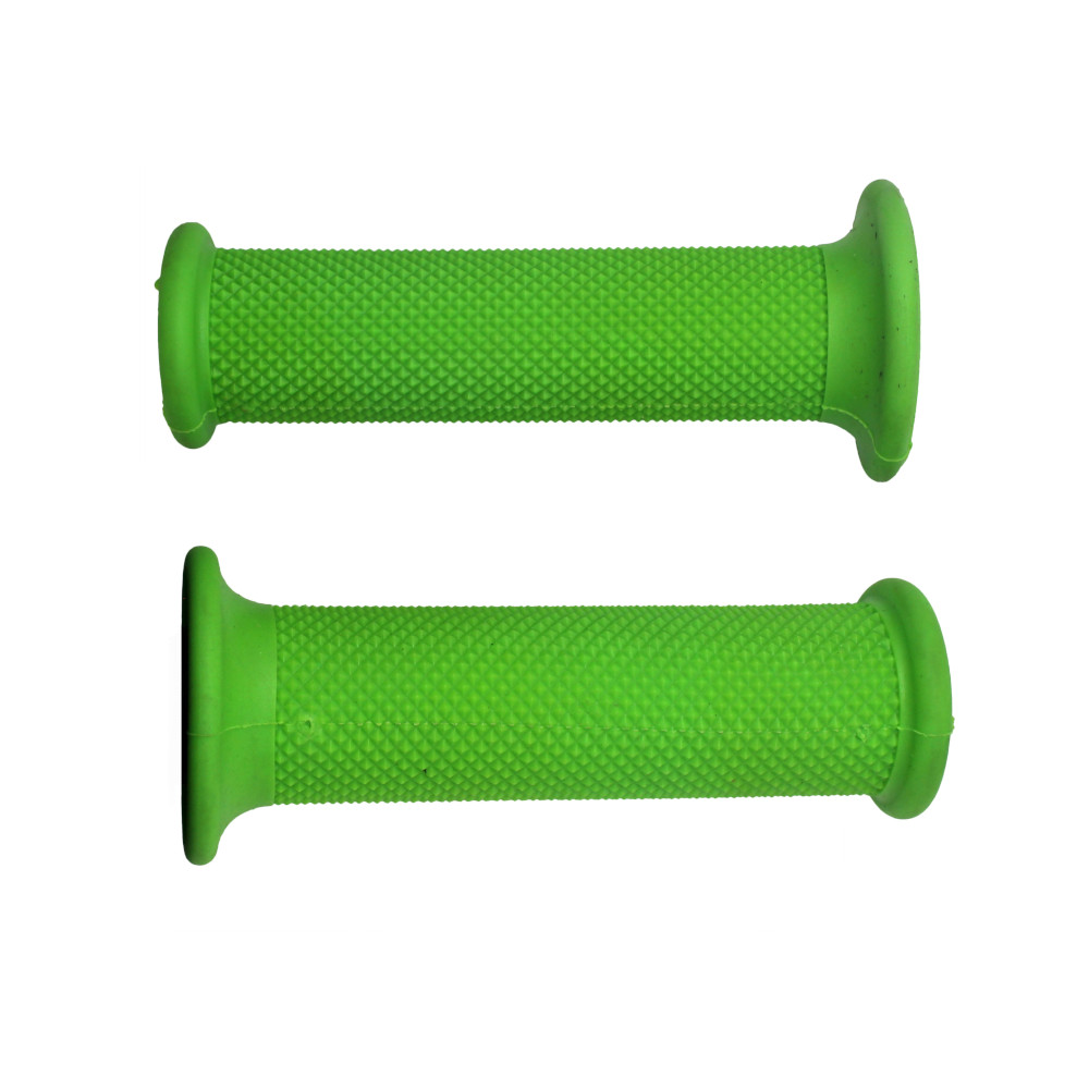 [GR001G-F] Accossato Pair of Medium Racing Grips open end green