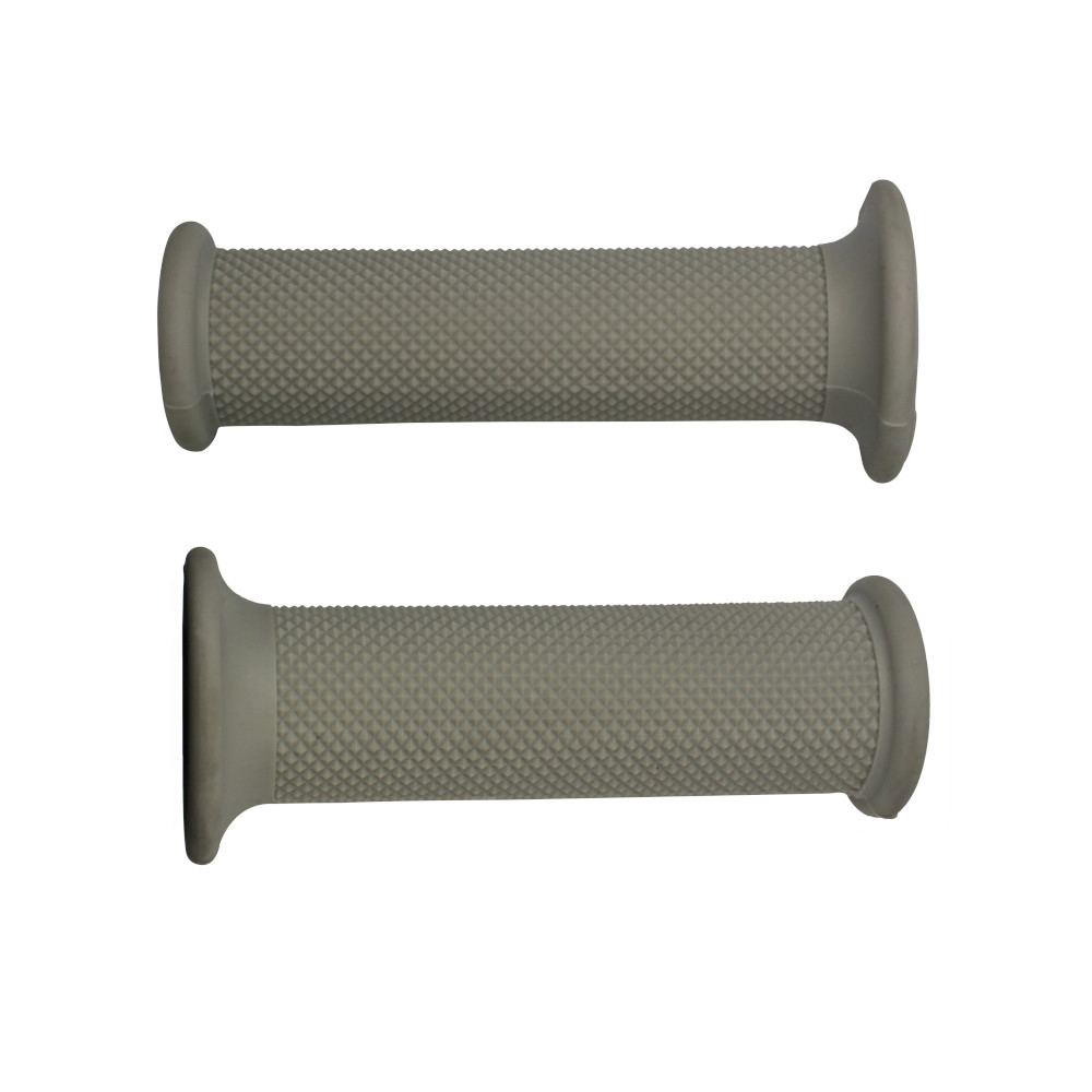 [GR001S-NF] Accossato Pair of Medium Racing Grips closed end grey
