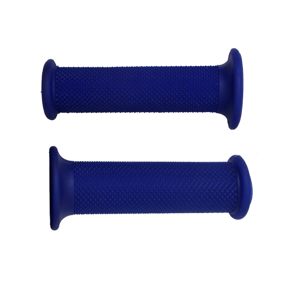 [GR001B-NF] Accossato Pair of Medium Racing Grips closed end blue