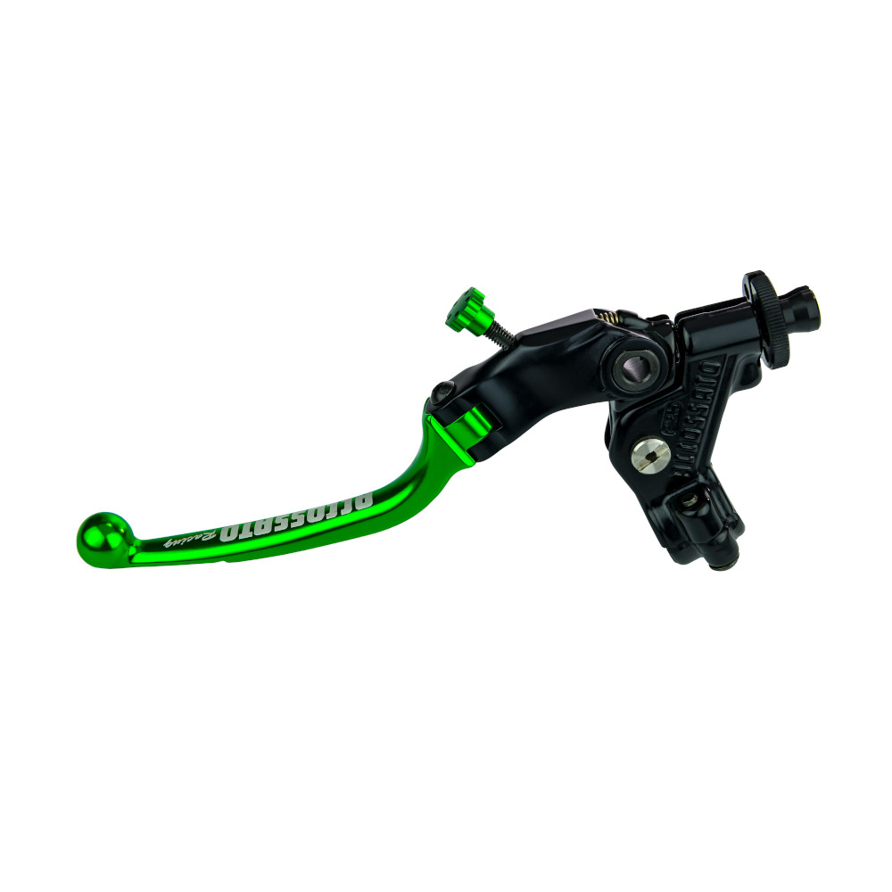 [CF002G-29-RST] Accossato Full Clutch with folding lever 29mm green with eyelet