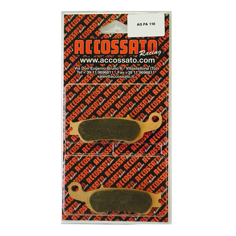 [AGPA110STMX] Accossato AGPA110STMX Race Front Brake Pads for Yamaha WRF YZF models
