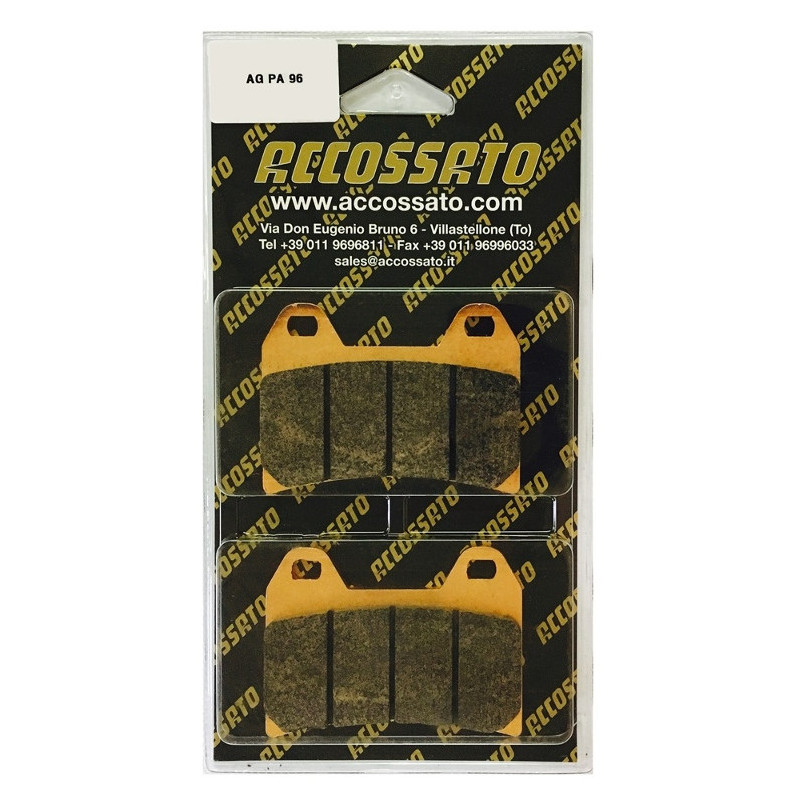 [AGPA96ST] Accossato AGPA96ST Street Brake Pads for Aprilia Benelli BMW Ducati KTM Moto Guzzi MV Agusta