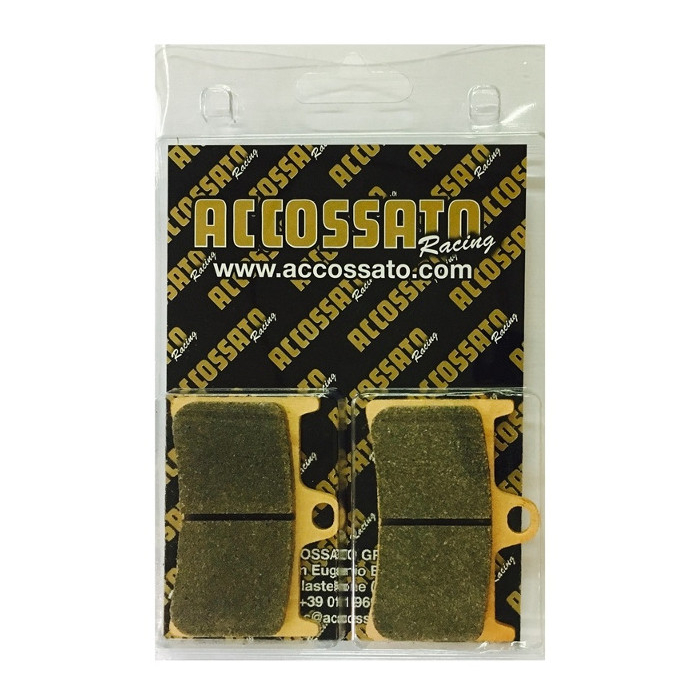 [AGPA97ST] Accossato AGPA97ST Street Front Brake Pads for Yamaha YZF-R6 YZF-R7 YZF-R1 MT-07 MT-09 MT-10 FZ XJR