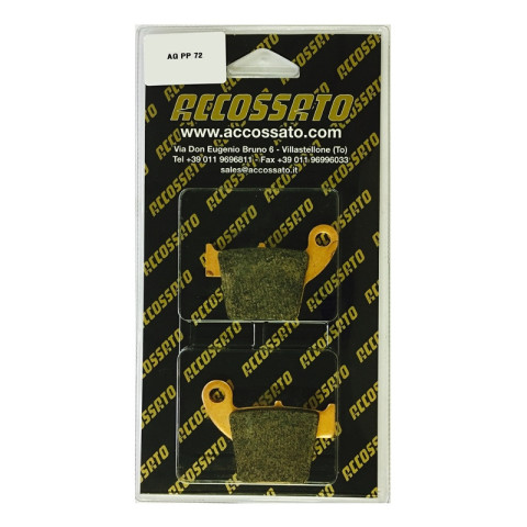 [AGPP72STMX] Accossato AGPP72STMX Race Brake Pads for Honda CR125 CR250 CRF250 CRF450